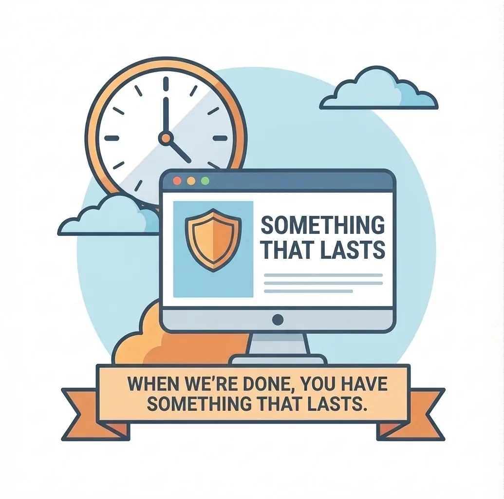 When we're done, you have something that lasts.